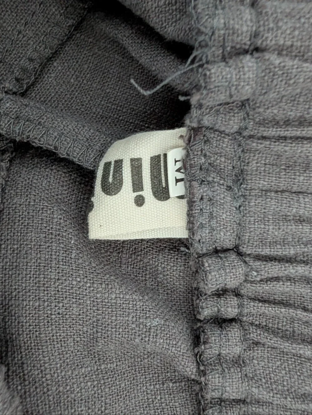 Grey Linen Pants Size M